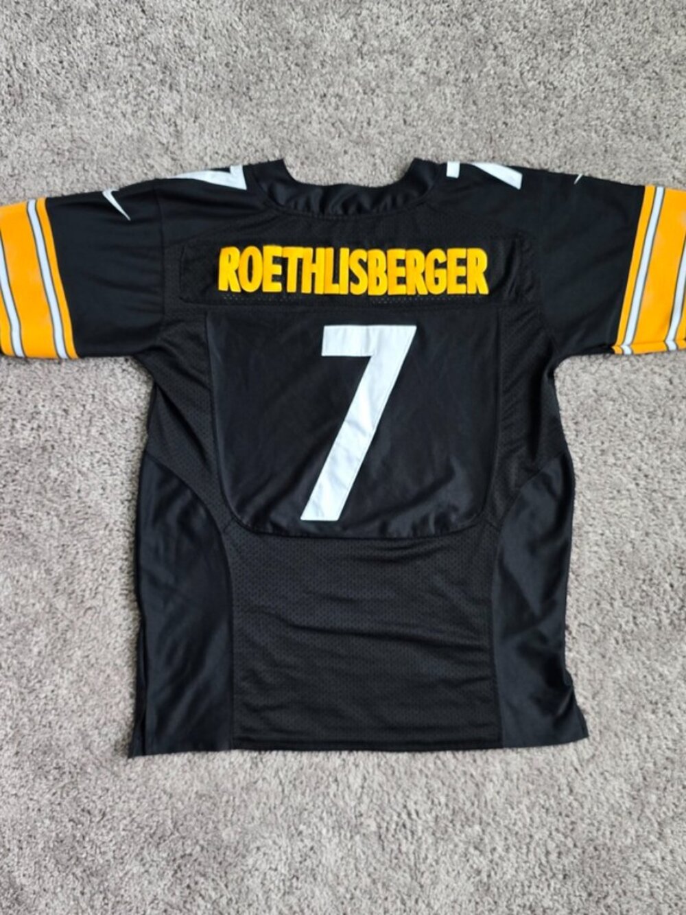Nike Ben Roethlisberger Pittsburgh Steelers #7 Field Elite Jersey Sewn Medium M